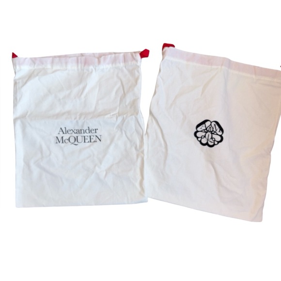 Alexander McQueen Metallic Silver Mirror Sandal Heels Ankle Straps Size 36 New - Picture 13 of 14